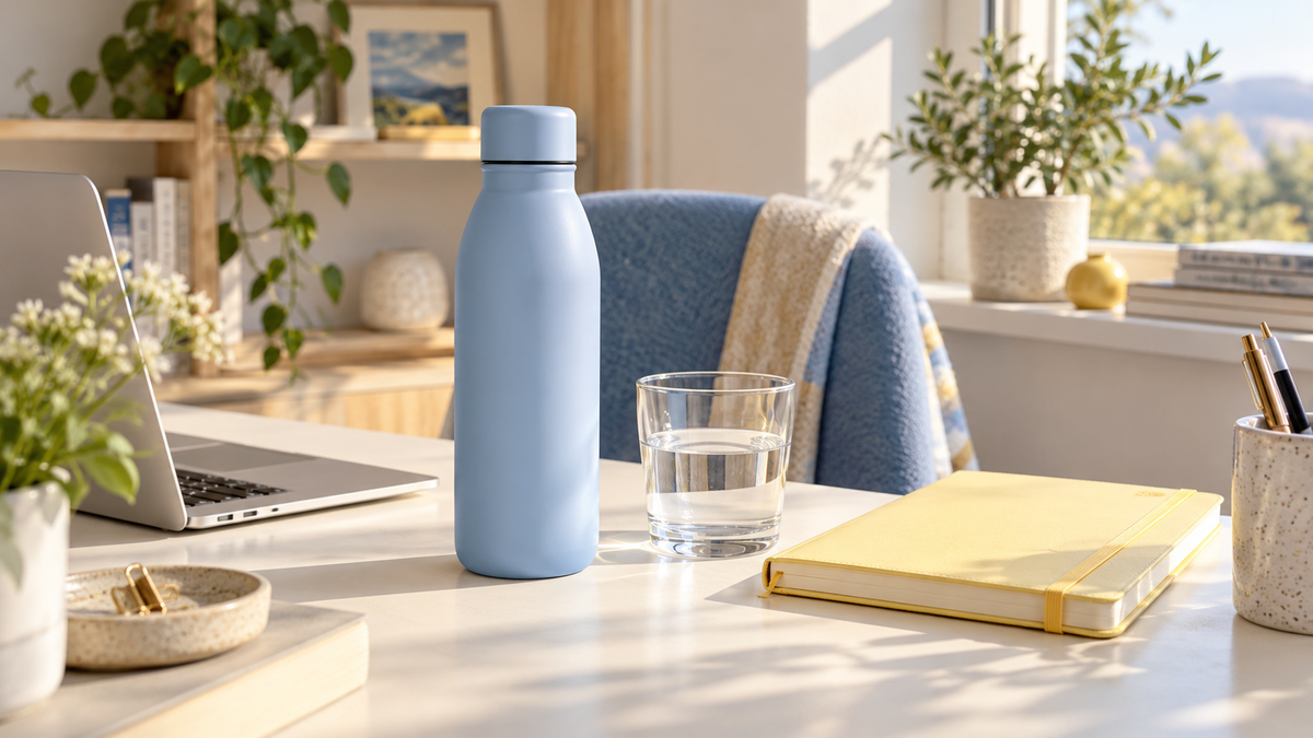 Wie eine schöne Trinkflasche Sie motivieren kann, mehr Wasser zu trinken!