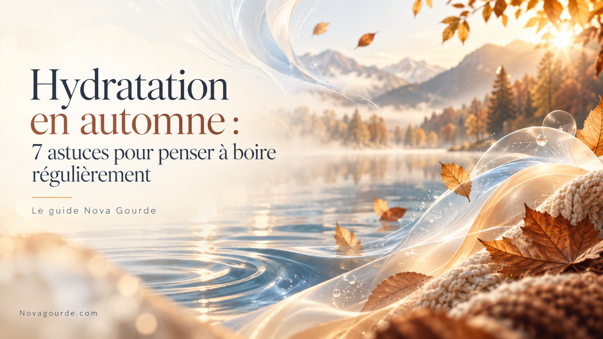 Hydratation en automne : 7 astuces pour penser à boire régulièrement