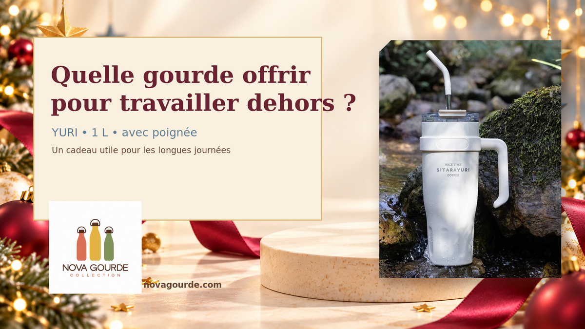 Quelle gourde offrir à Noël à une personne qui travaille dehors ?