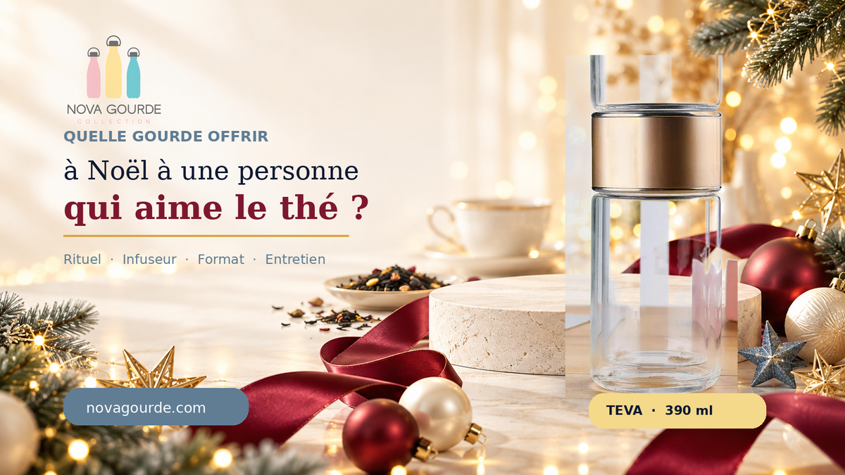 Quelle gourde offrir à Noël à une personne qui aime le thé ?