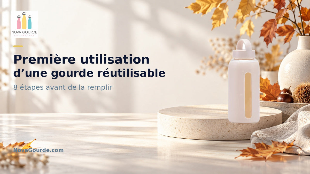 Première utilisation d’une gourde réutilisable : 8 étapes