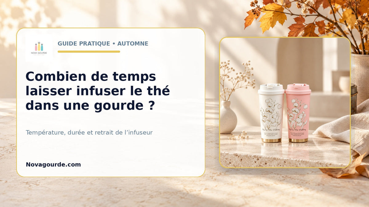 Combien de temps laisser infuser le thé dans une gourde ?
