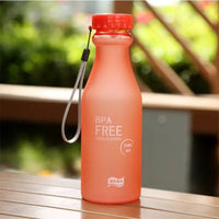 550ML BPA Free Drinkware Leak proof Plastic Portable Kettle Non breakable Soda Bottle Sealed Water Cup Beverage Water