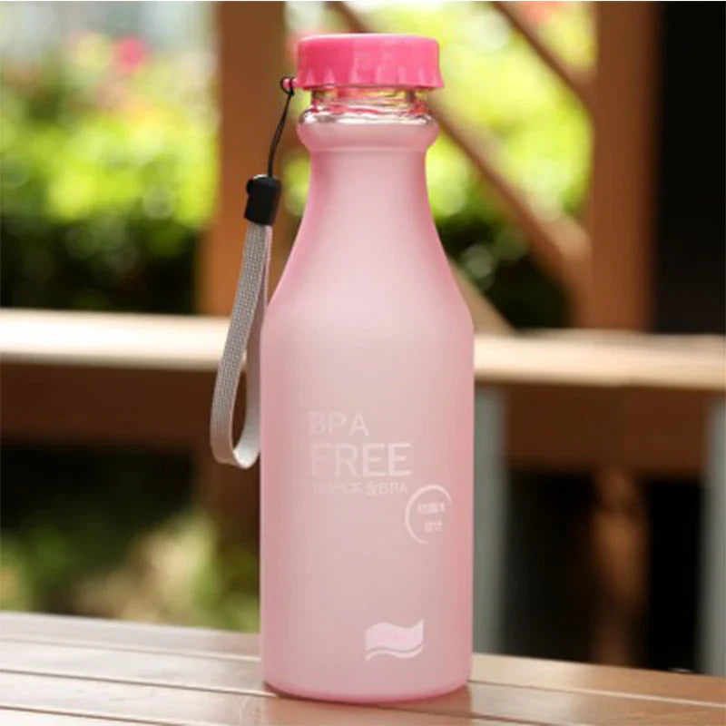 550ML BPA Free Drinkware Leak proof Plastic Portable Kettle Non breakable Soda Bottle Sealed Water Cup Beverage Water