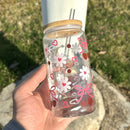 Gourde réutilisable et étanche en plastique transparent sans BPA
