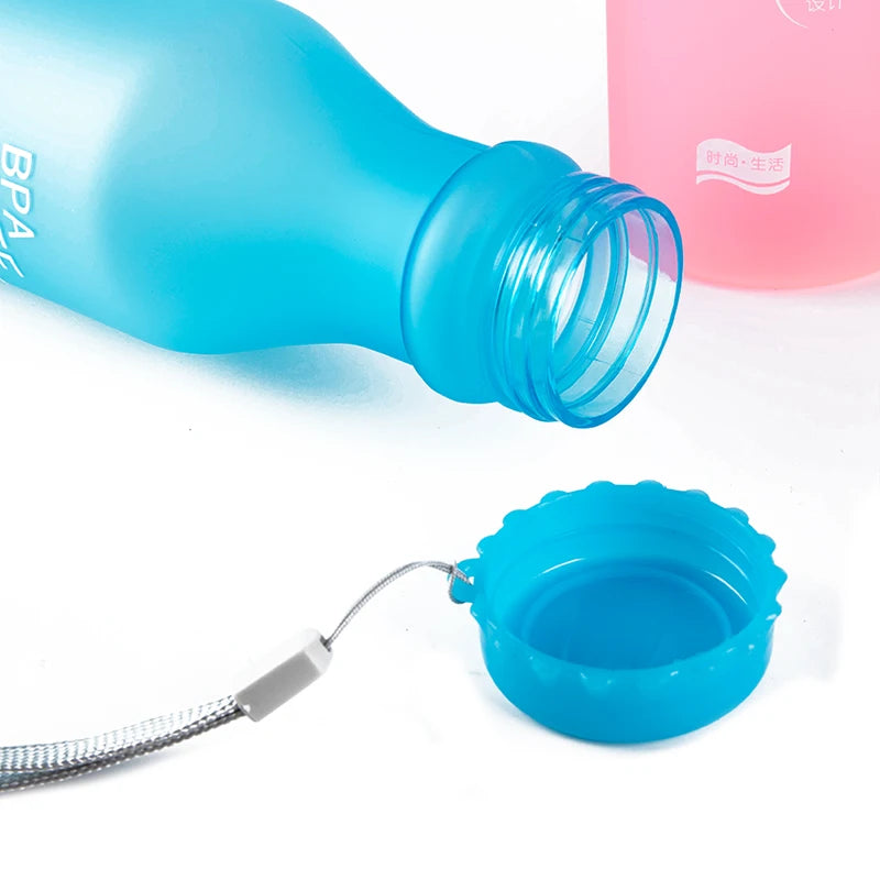 550ML BPA Free Drinkware Leak proof Plastic Portable Kettle Non breakable Soda Bottle Sealed Water Cup Beverage Water