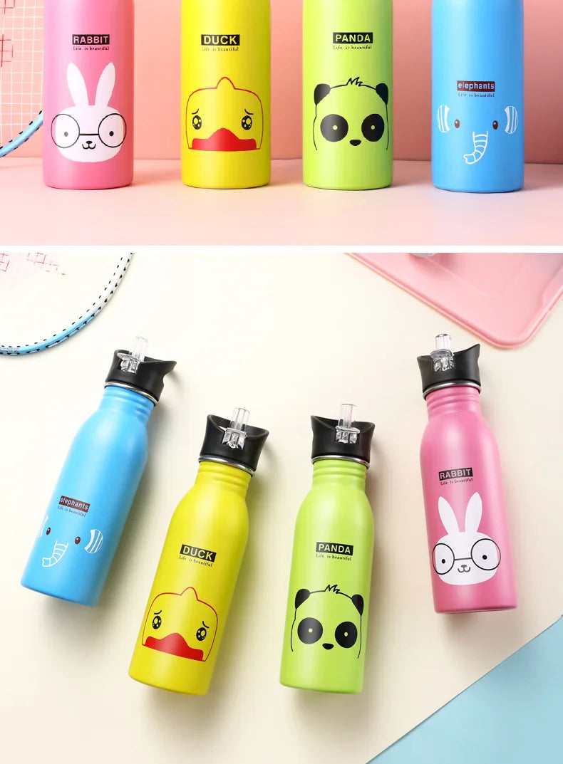 Gourde Enfant Inox 500 ml – 8 Coloris | Idée Cadeau Noël, Anniversaire & Rentrée