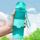 Gourde Shaker Protéines ZORRI – Sans BPA, Écologique, pour Fitness, Musculation, Randonnée et Sport