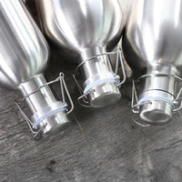 Gourde Inox Premium 2 L Grande Capacité – Résistante pour Camping, Randonnée et Sport.