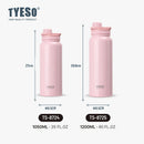 Bouteille isotherme TYESO pour voiture, gourde isolée, gobelet à eau pour les sports de plein air, les voyages, flacons sous vide, tasse thermique en acier inoxydable