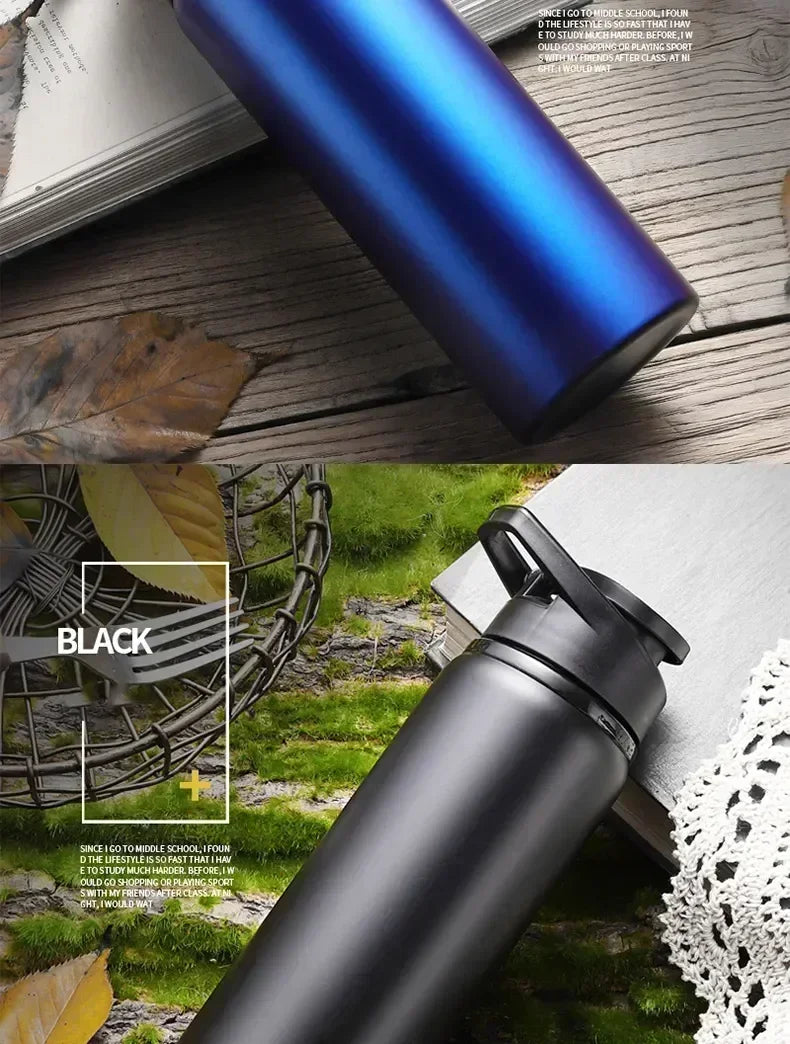 Gourde en acier inoxydable vélo bouteille d'eau - sport voyage