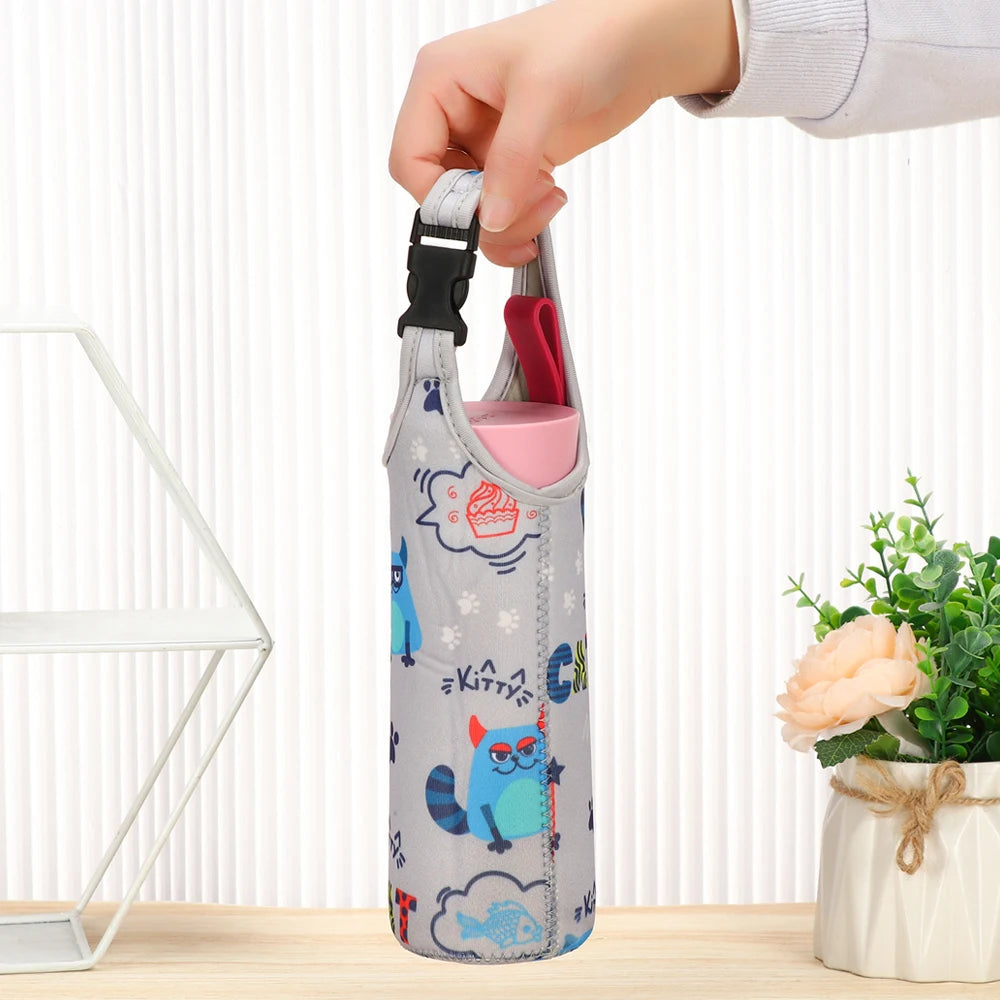 Sac de Transport Isotherme pour Gourde – Housse de Protection avec Bandoulière