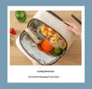 Sac isolé à la mode, sac à déjeuner, sac à Bento, porte une boîte à déjeuner pour travailler ou l'école, sac à main, sac isolé en aluminium épais