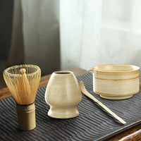 Coffret cadeau Matcha japonais, bol Matcha pour cérémonie du thé, fouet en bambou, broyeur, brosses, porte-outils pour le thé, accessoires pour le thé