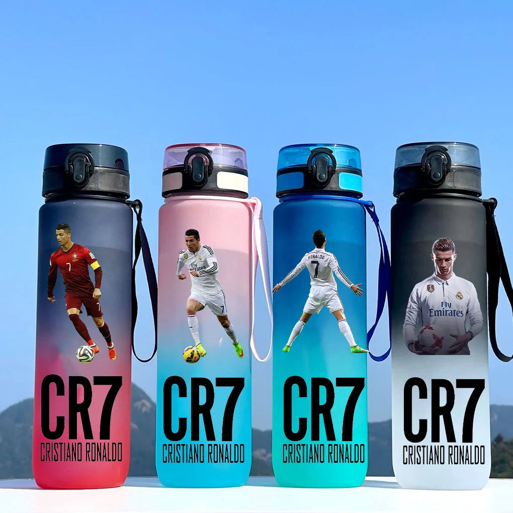Gourde CR7 Cristiano Ronaldo 750 ml | Différents Coloris | Idée Cadeau Noël, Anniversaire & Rentrée Scolaire