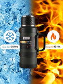 Gourde Thermos avec Gobelet Intégré – Multi-Capacité pour Sport, Randonnée, Camping et Van Life