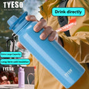 Bouteille isotherme TYESO pour voiture, gourde isolée, gobelet à eau pour les sports de plein air, les voyages, flacons sous vide, tasse thermique en acier inoxydable