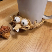 Sous-verres animaux au crochet, mignons tapis de tasse tricotés, idée cadeau original