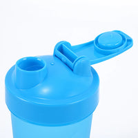 Bouteilles Shaker de 400ML, mélangeur de poudre de protéines, tasses d'eau de Sport, Fitness, salle de sport, tasse de boisson en plastique Portable pour l'extérieur