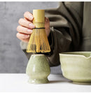 Coffret cadeau - Ensemble de cérémonie du thé japonais Matcha 4/5/6/7 pièces, bol en céramique Chawan, fouet en bambou et cuillère à thé, kit d'outils Matcha pour les amateurs de thé