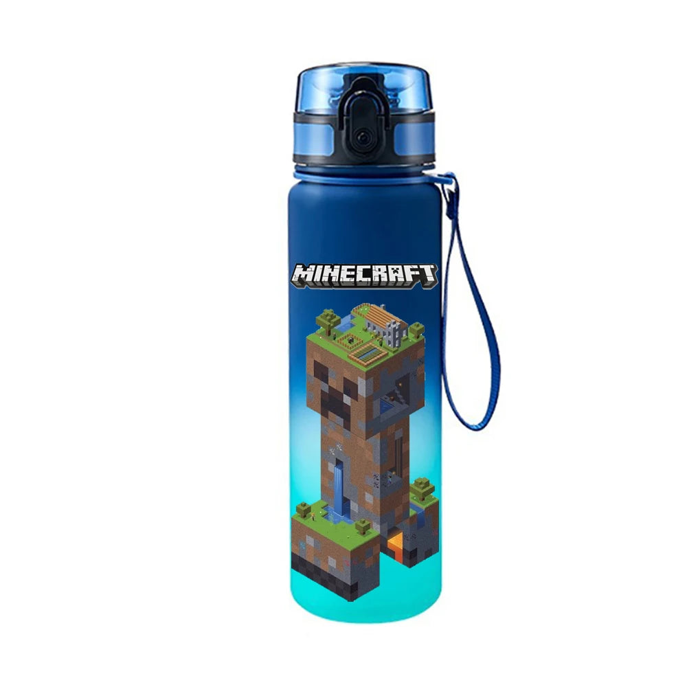 Gourde Minecraft® 650 ml Enfant & Ado | Idée Cadeau Noël, Anniversaire & Rentrée Scolaire