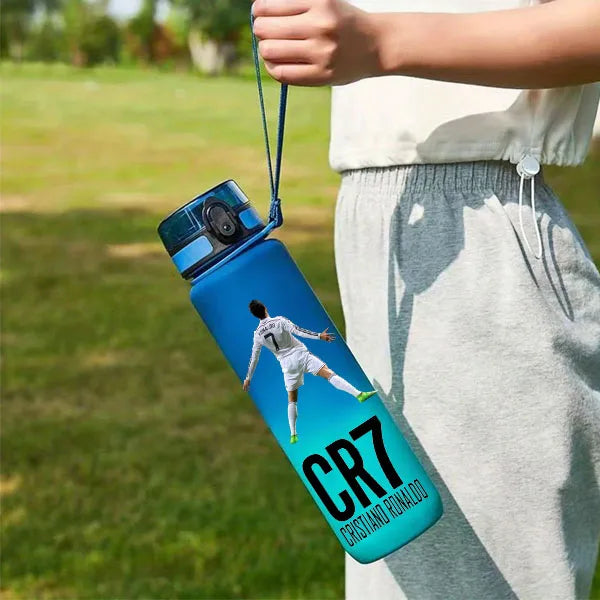 Gourde CR7 Cristiano Ronaldo 750 ml | Différents Coloris | Idée Cadeau Noël, Anniversaire & Rentrée Scolaire