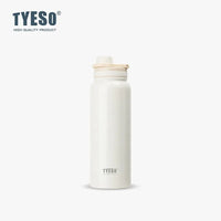 Bouteille isotherme TYESO pour voiture, gourde isolée, gobelet à eau pour les sports de plein air, les voyages, flacons sous vide, tasse thermique en acier inoxydable