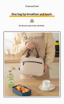 Sac isolé à la mode, sac à déjeuner, sac à Bento, porte une boîte à déjeuner pour travailler ou l'école, sac à main, sac isolé en aluminium épais