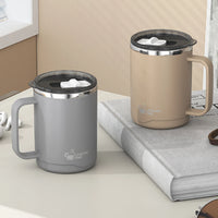 Gourde Thermos 500 ml avec Poignée – Café, Thé & Matcha | Idée Cadeau Homme Noël & Anniversaire