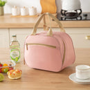 Sac isolé à la mode, sac à déjeuner, sac à Bento, porte une boîte à déjeuner pour travailler ou l'école, sac à main, sac isolé en aluminium épais