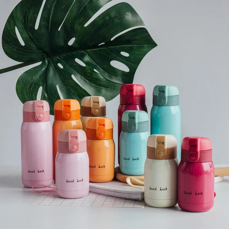 Mini tasse Thermos 200ml/360ml, tasse de poche en acier inoxydable, tasse à café thermique, flacon sous vide, bouteille d'eau chaude isolée, cadeau pour enfants