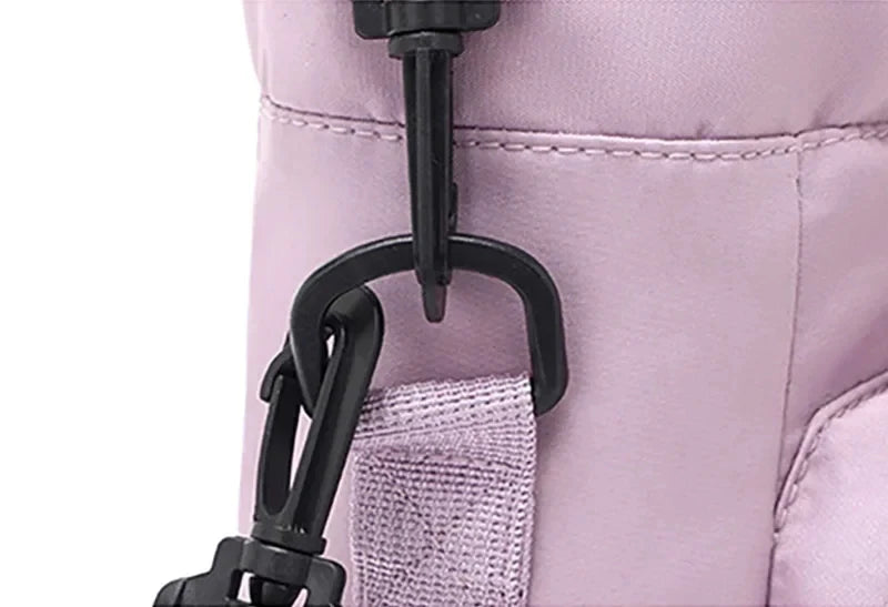 Sac de bouteille d'eau Portable avec sangle réglable, tasses thermiques, housse de protection isolée, poche pour téléphone, sac de voyage pour Sports de plein air