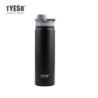 Bouteille isotherme TYESO pour voiture, gourde isolée, gobelet à eau pour les sports de plein air, les voyages, flacons sous vide, tasse thermique en acier inoxydable