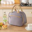 Sac isolé à la mode, sac à déjeuner, sac à Bento, porte une boîte à déjeuner pour travailler ou l'école, sac à main, sac isolé en aluminium épais