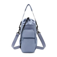 Sac de bouteille d'eau Portable avec sangle réglable, tasses thermiques, housse de protection isolée, poche pour téléphone, sac de voyage pour Sports de plein air