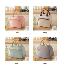 Sac isolé à la mode, sac à déjeuner, sac à Bento, porte une boîte à déjeuner pour travailler ou l'école, sac à main, sac isolé en aluminium épais