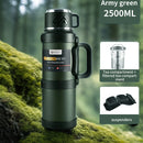 Gourde Thermos avec Gobelet Intégré – Multi-Capacité pour Sport, Randonnée, Camping et Van Life