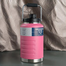 Gourde XXL Isotherme 2L – Grande Capacité en Acier Inoxydable pour Randonnée, Camping, Van Life & Sport