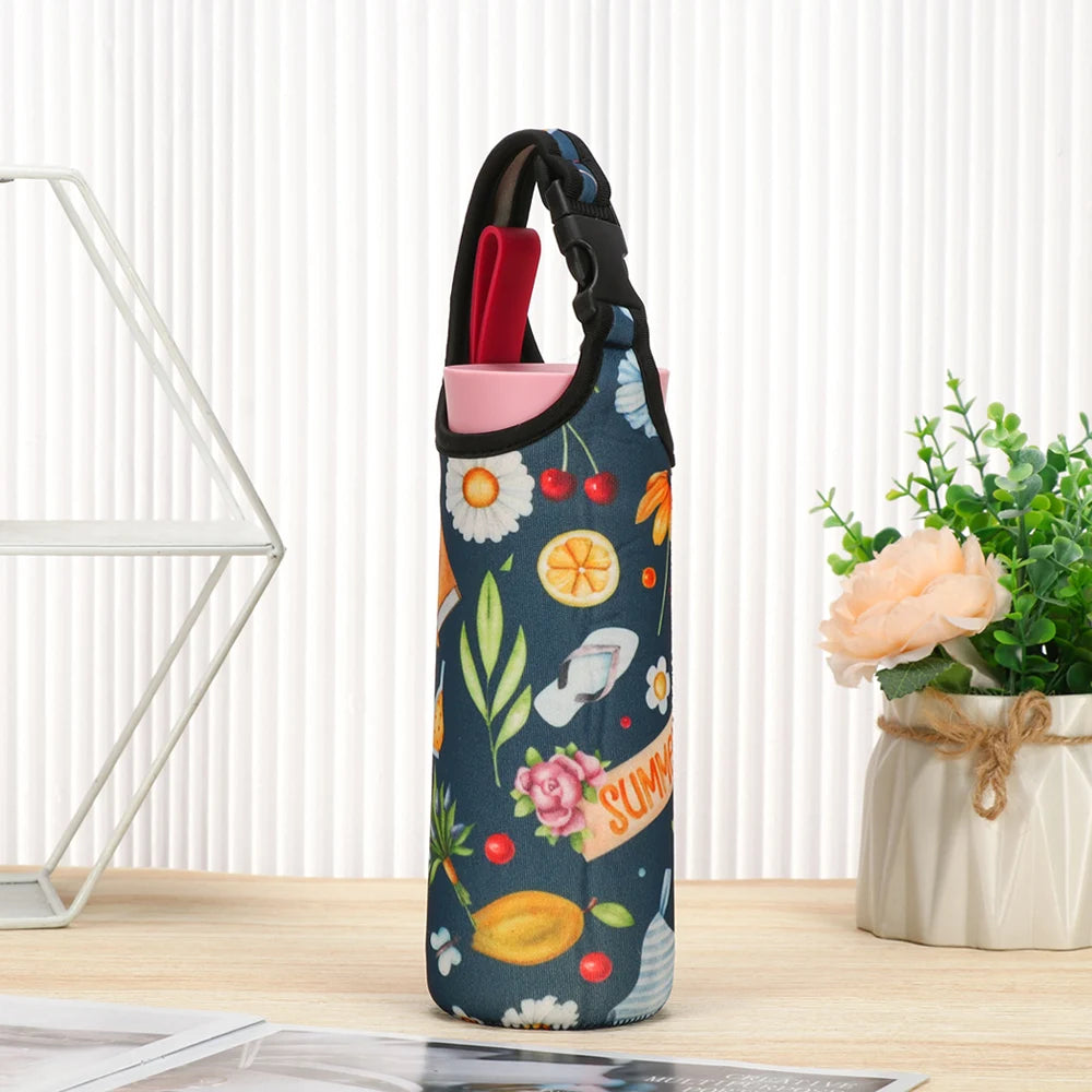 Sac de Transport Isotherme pour Gourde – Housse de Protection avec Bandoulière