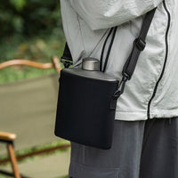 Gourde Titanium 1,4 L Ultra Légère Antifuite | Idée Cadeau Noël & Anniversaire