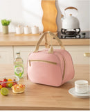 Sac isolé à la mode, sac à déjeuner, sac à Bento, porte une boîte à déjeuner pour travailler ou l'école, sac à main, sac isolé en aluminium épais