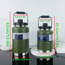 Gourde XXL Isotherme 2L – Grande Capacité en Acier Inoxydable pour Randonnée, Camping, Van Life & Sport