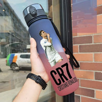 Gourde CR7 Cristiano Ronaldo 750 ml | Différents Coloris | Idée Cadeau Noël, Anniversaire & Rentrée Scolaire