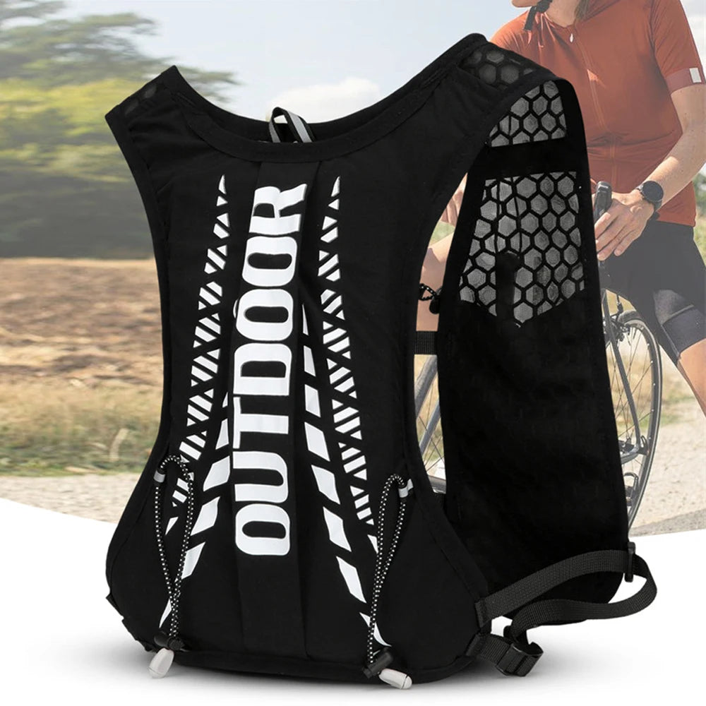 Gilet hydratation running VEXA – vue produit 11 – Nova Gourde