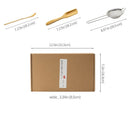 Coffret cadeau - Ensemble de cérémonie du thé japonais Matcha 4/5/6/7 pièces, bol en céramique Chawan, fouet en bambou et cuillère à thé, kit d'outils Matcha pour les amateurs de thé