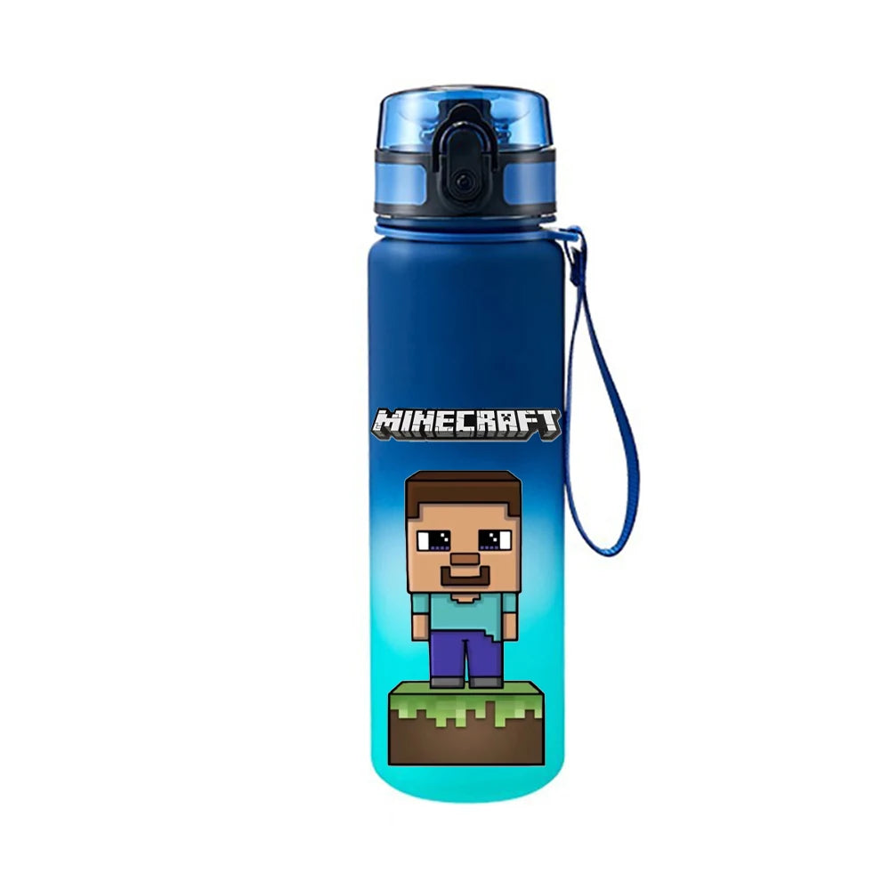 Gourde Minecraft® 650 ml Enfant & Ado | Idée Cadeau Noël, Anniversaire & Rentrée Scolaire