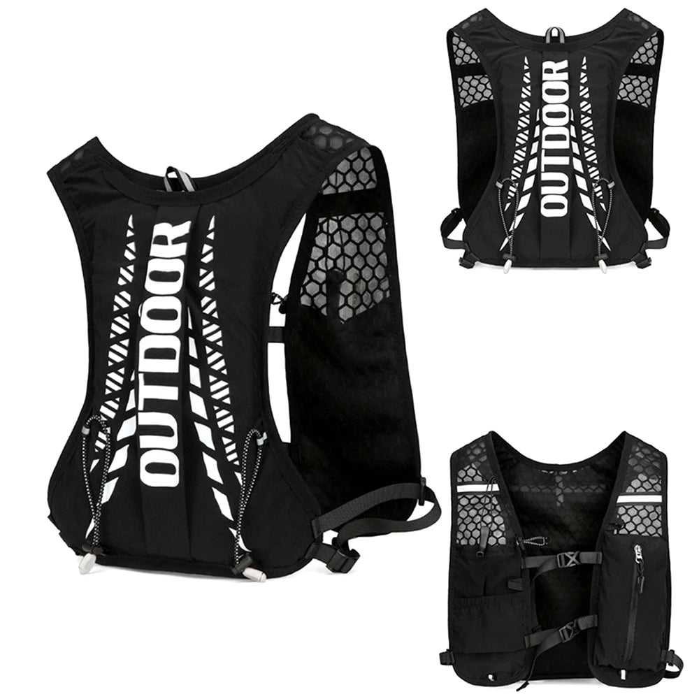 Gilet hydratation running VEXA – vue produit 22 – Nova Gourde