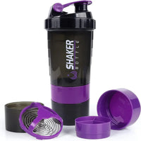 Bouteille de protéines SPIDER 500ml, Shaker de poudre avec récipient de stockage de poudre, grande bouteille d'eau avec boule d'agitation en fil