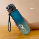 Bouteille d'Eau Portable Sans BPA, de Haute Qualité, pour Randonnée, 400ml, 560ml