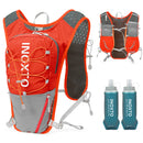 Gilet de course pour femmes et hommes, sangles de poitrine réglables, gilet d'hydratation de course avec flacon souple de 500ml, réfléchissant léger et respirant
